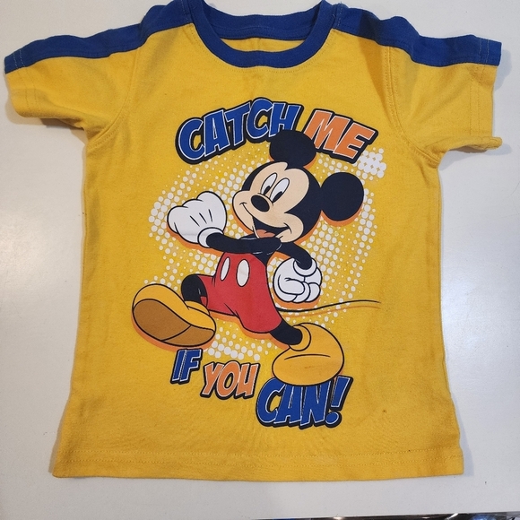 Disney Mickey Mouse Club House Yellow Kids Tshit Size 3T - Picture 5 of 9